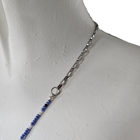 NWT Handmade Necklace featuring Blue Sodalite Beads - Picture 5 of 7